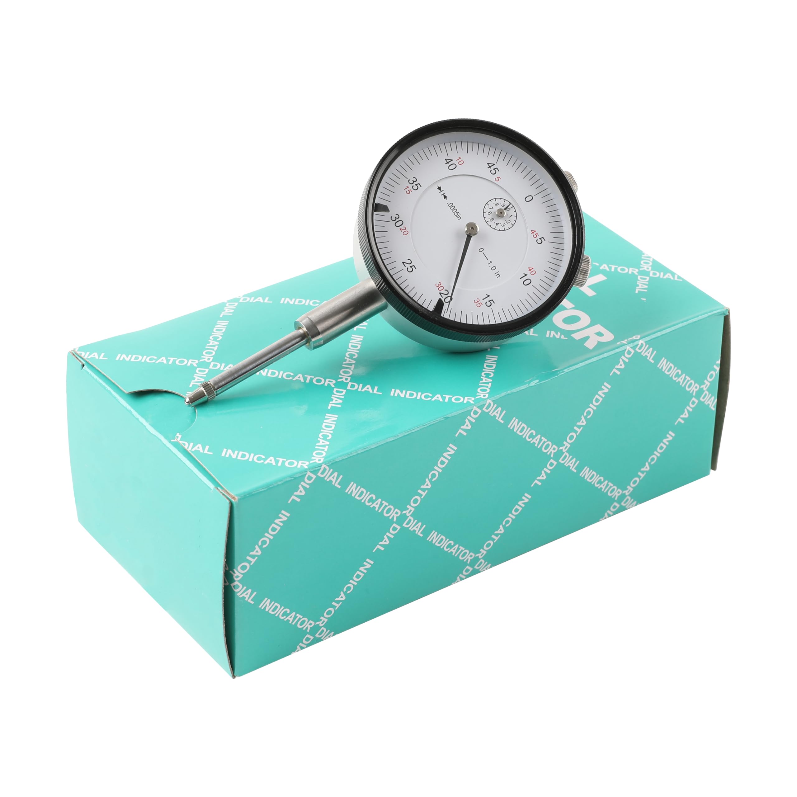 HFS(R) 0-1" Dial Indicator Lathe Tool High Precision, 1" Measuring Range, 0.0005" Graduation Interval - Image 3