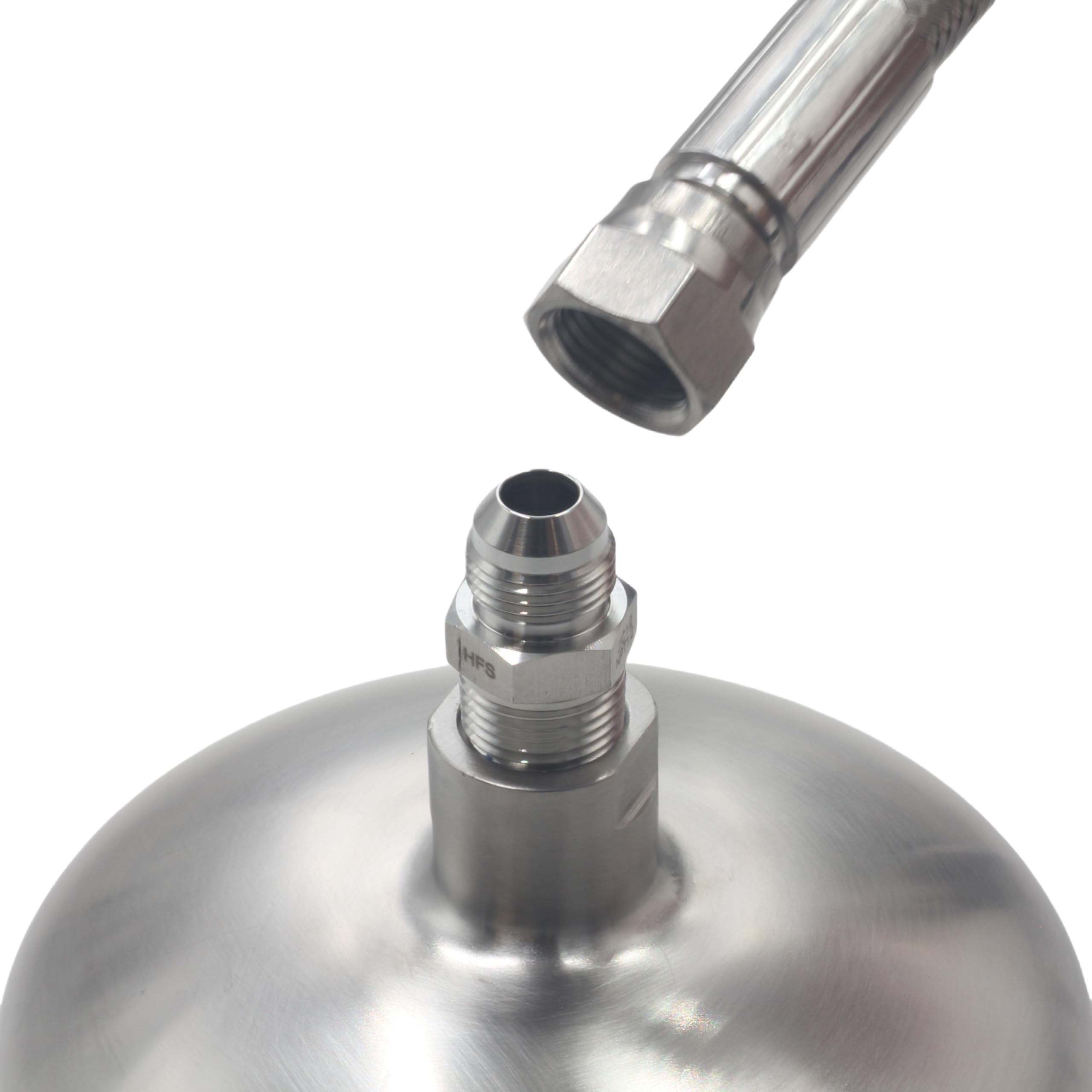 HFS(R) 1/2" NPT Male to 1/2" JIC Male Adapter Flared Tube Fitting Pipe Connector Stainless Steel 304 - Image 5