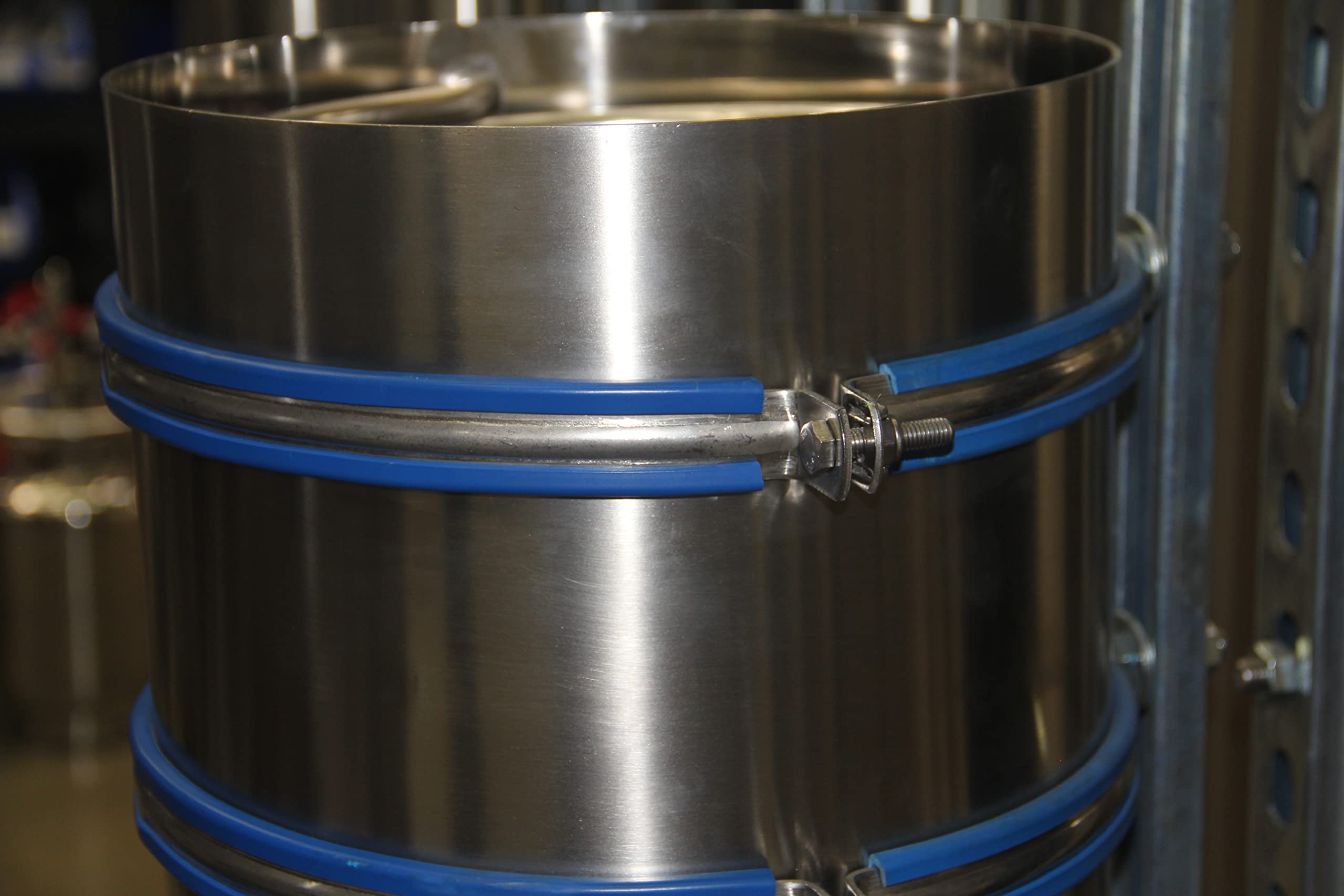 HFS(R) 14" Pipe Clamp Bracket Straps Tube Spool Support w/Welding 1/2" BSP Male Bolt - Image 6