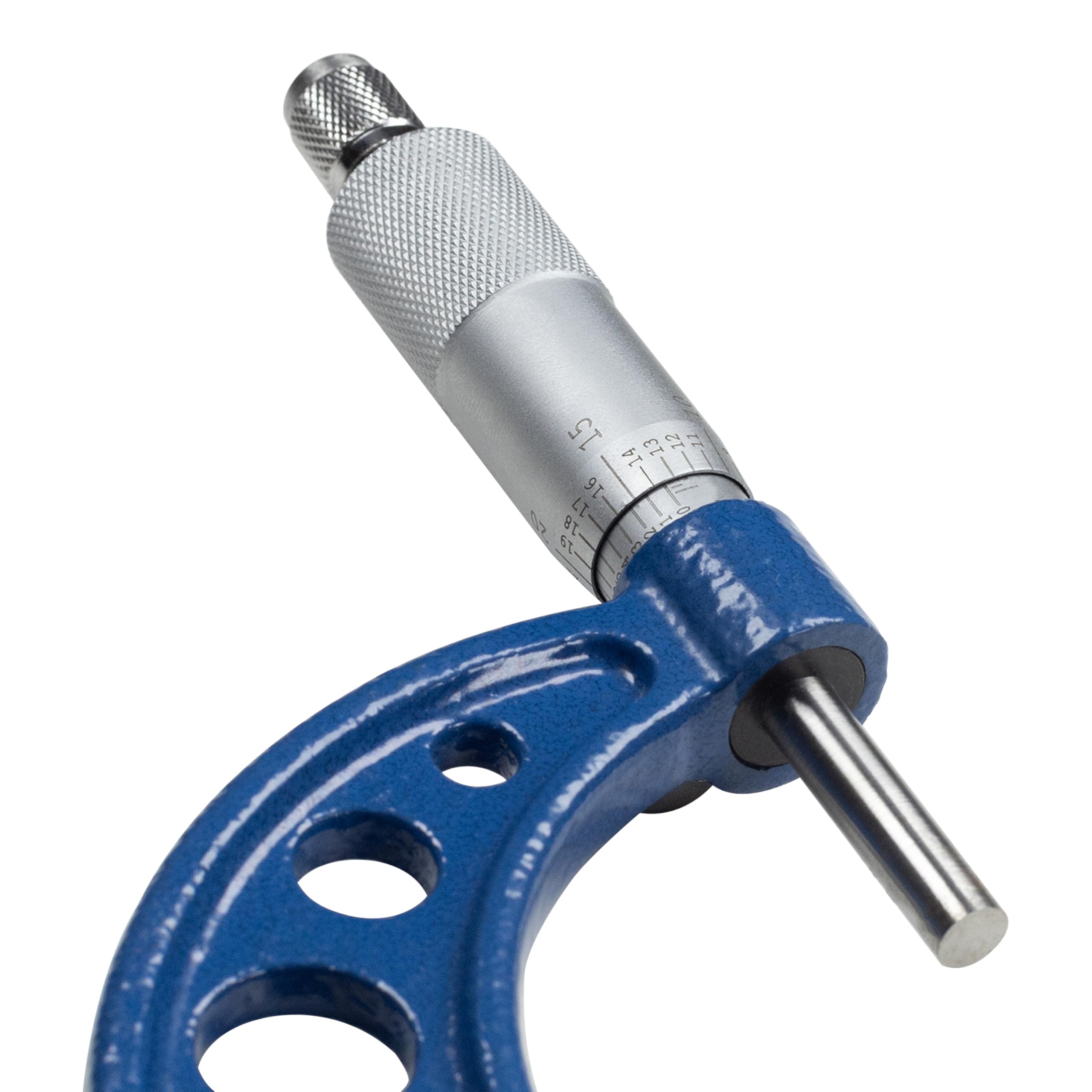 HFS(R) 2-3" Outside Micrometer with 0.0001" Accuracy, Carbide Anvil and Laser-Etched Scale - Image 6