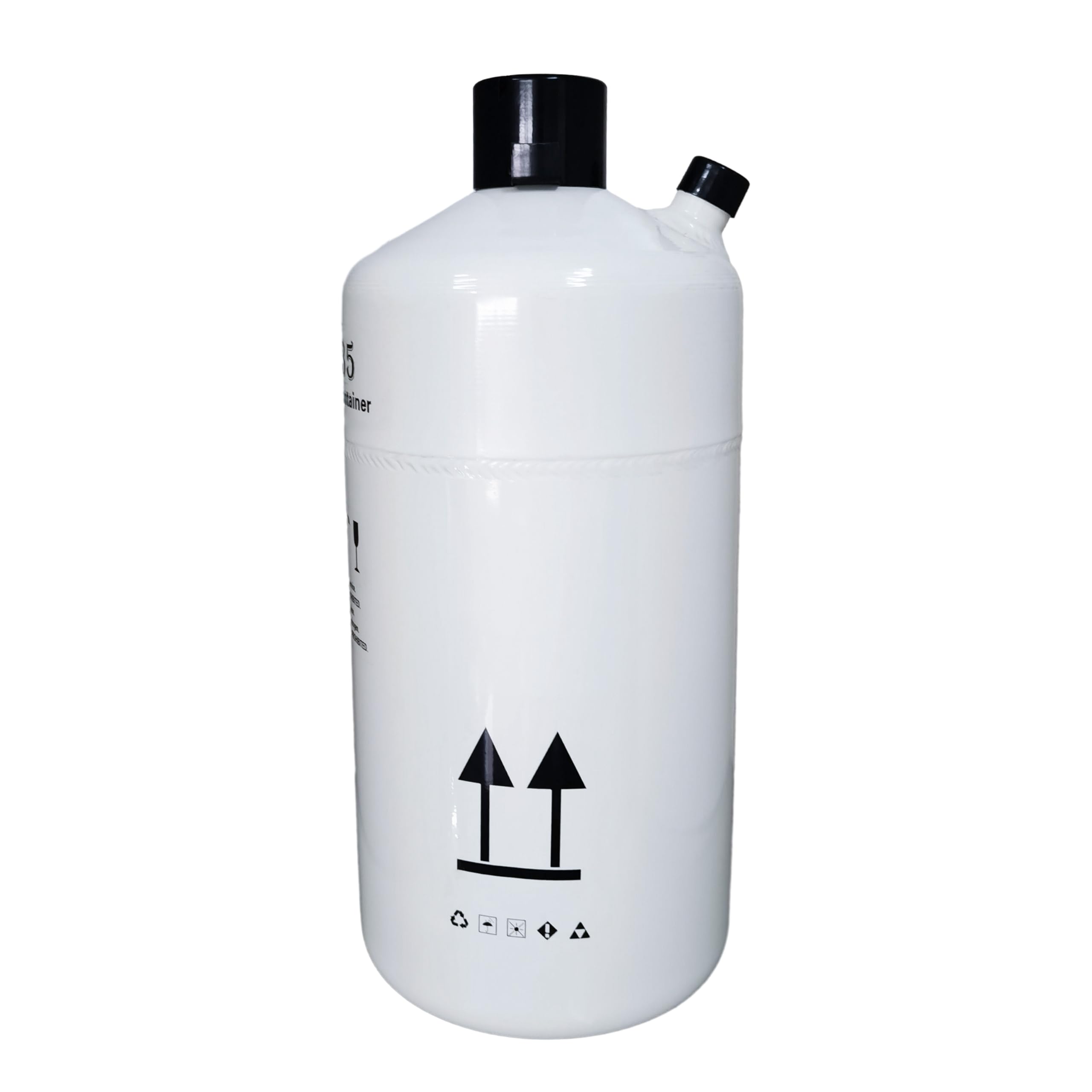 HFS(R) 2L Liquid Nitrogen Tank Aluminum Alloy Cryogenic Container LN2 Dewar with 6 Canisters & Carrying Bag (2L) - Image 3
