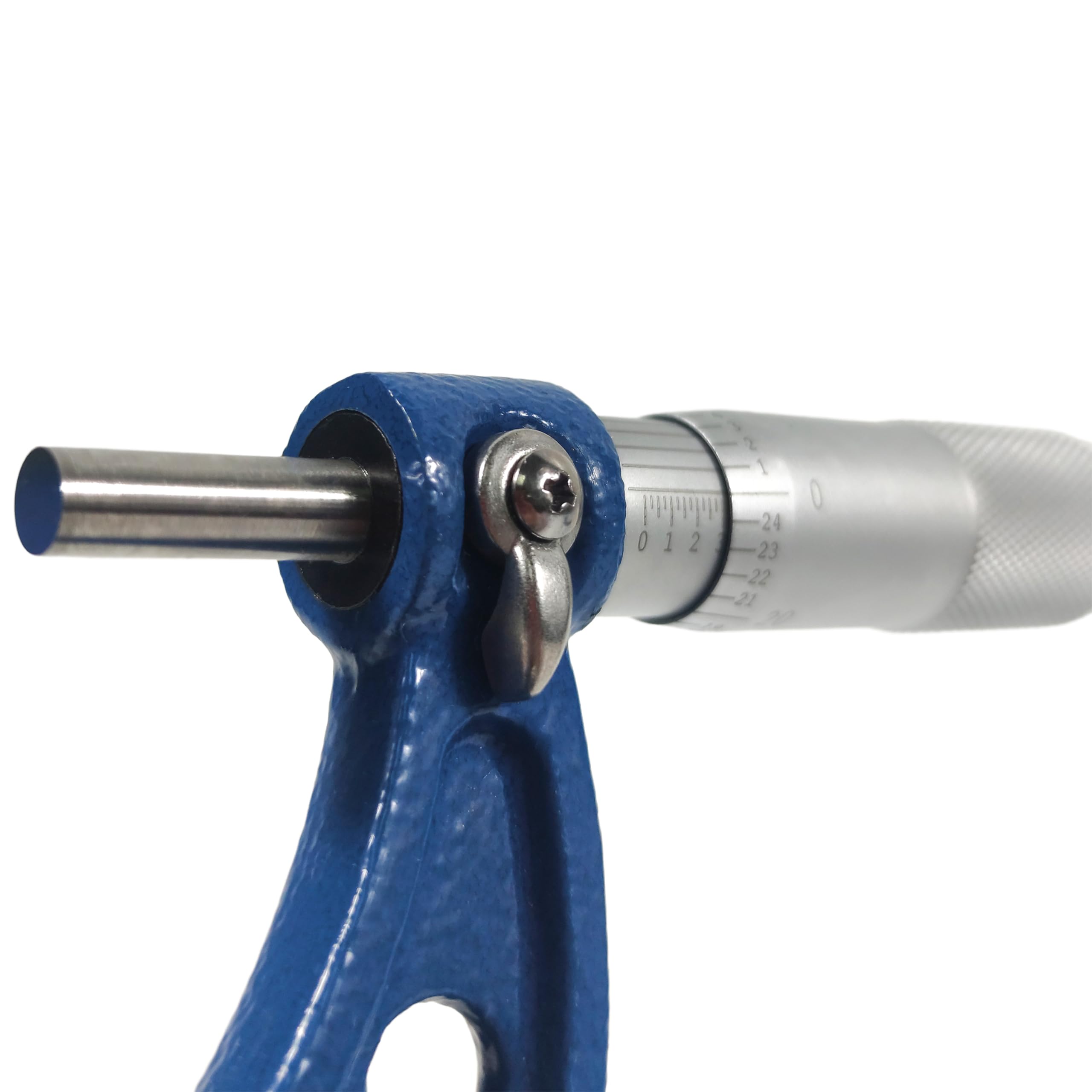 HFS(R) 4-5" Outside Micrometer with 0.0001" Accuracy, Carbide Anvil and Laser-Etched Scale - Image 7