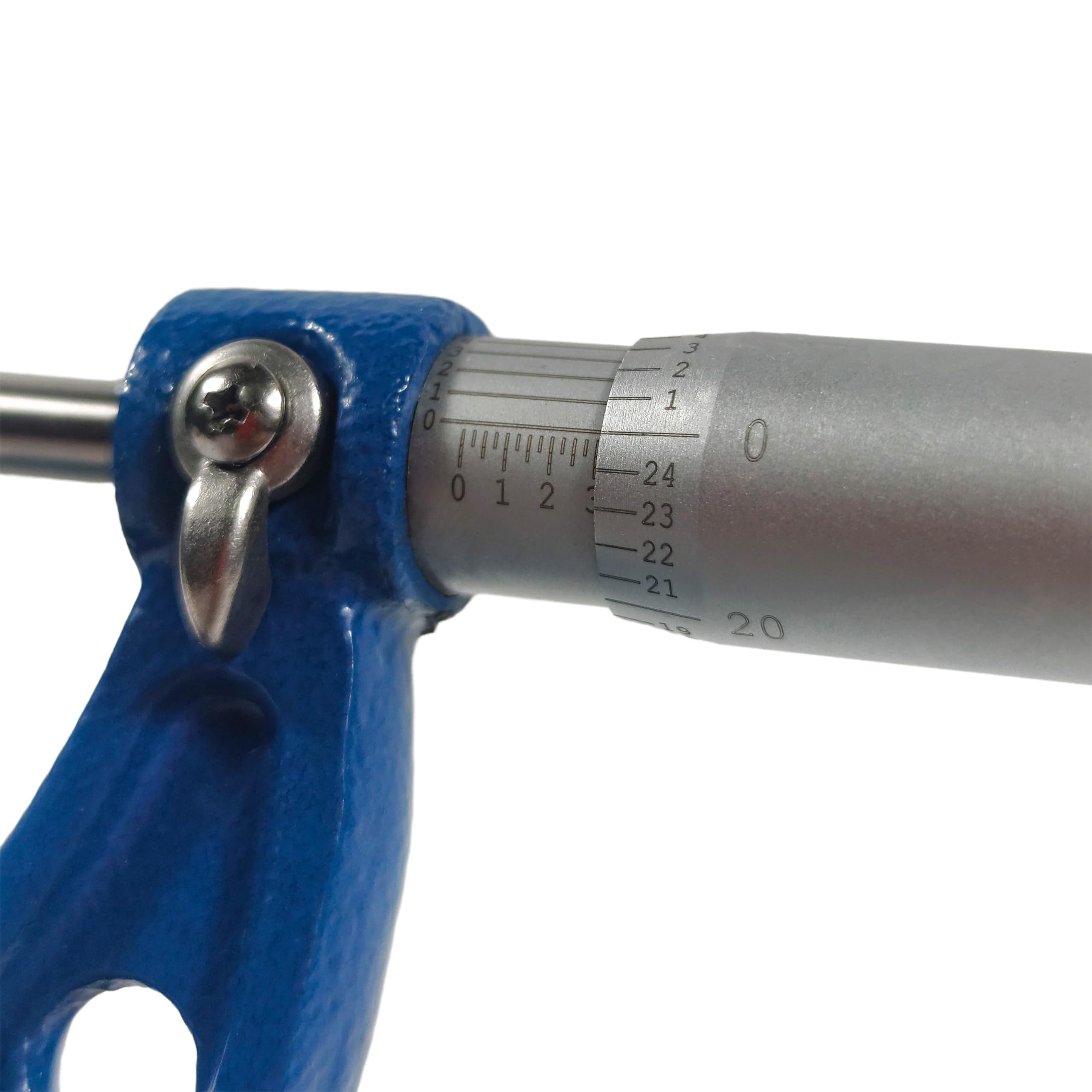 HFS(R) 4-5" Outside Micrometer with 0.0001" Accuracy, Carbide Anvil and Laser-Etched Scale - Image 8