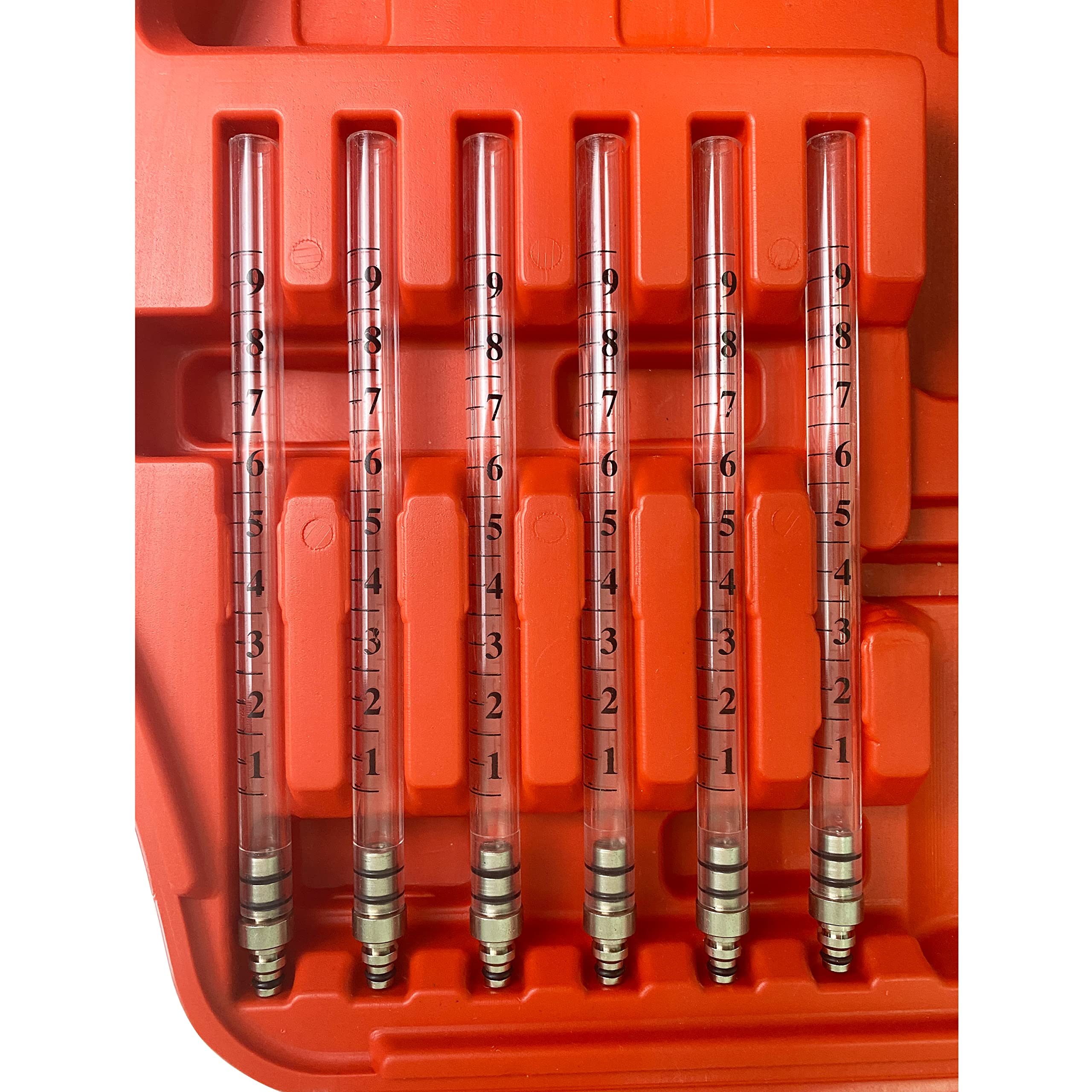 HFS(R) 6-Cylinder Injector Detector Fuel Injectors Tester Diesel Injector Flow Diagnostic Cylinder Common Rail Adaptor Test Tool Kit - Image 4