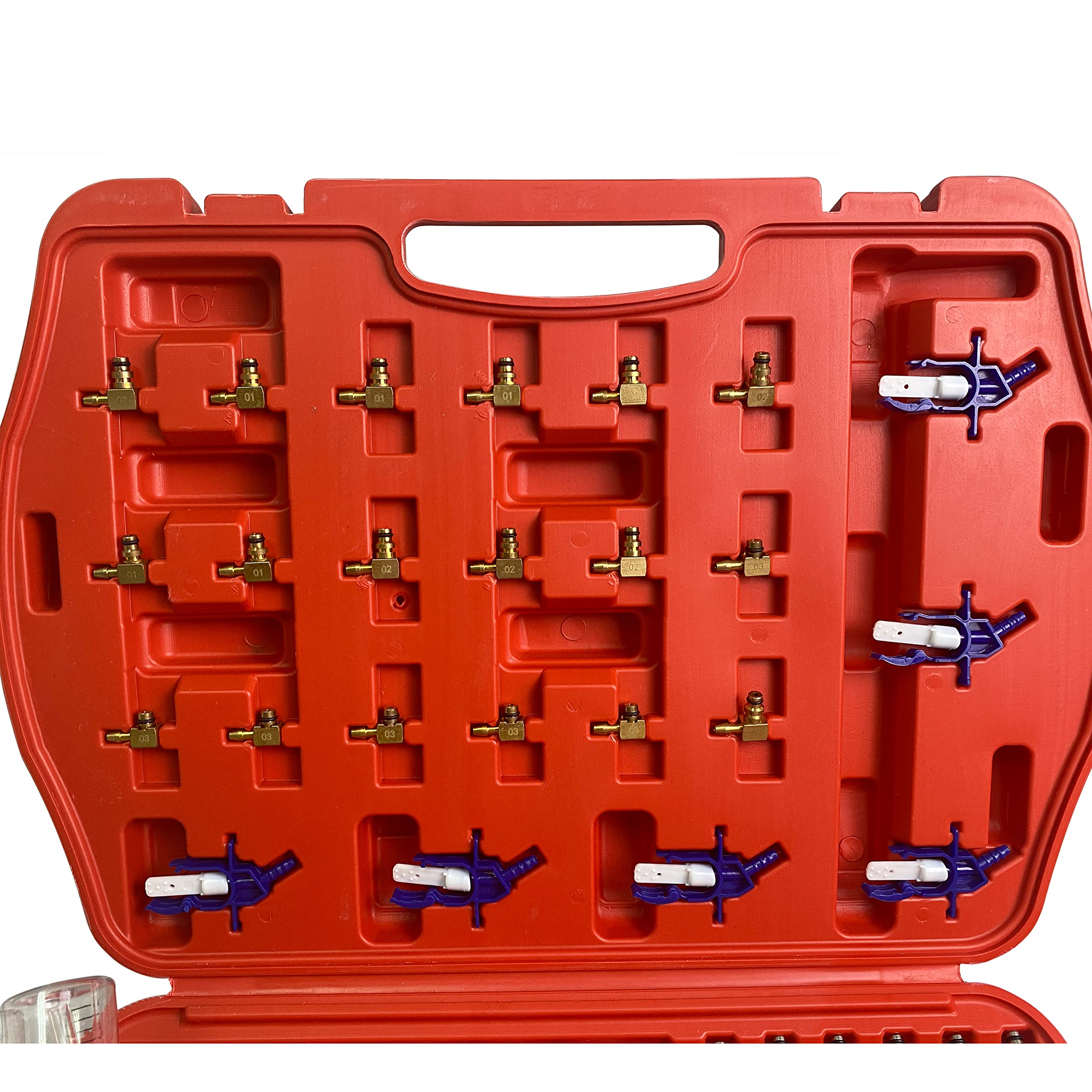 HFS(R) 6-Cylinder Injector Detector Fuel Injectors Tester Diesel Injector Flow Diagnostic Cylinder Common Rail Adaptor Test Tool Kit - Image 6