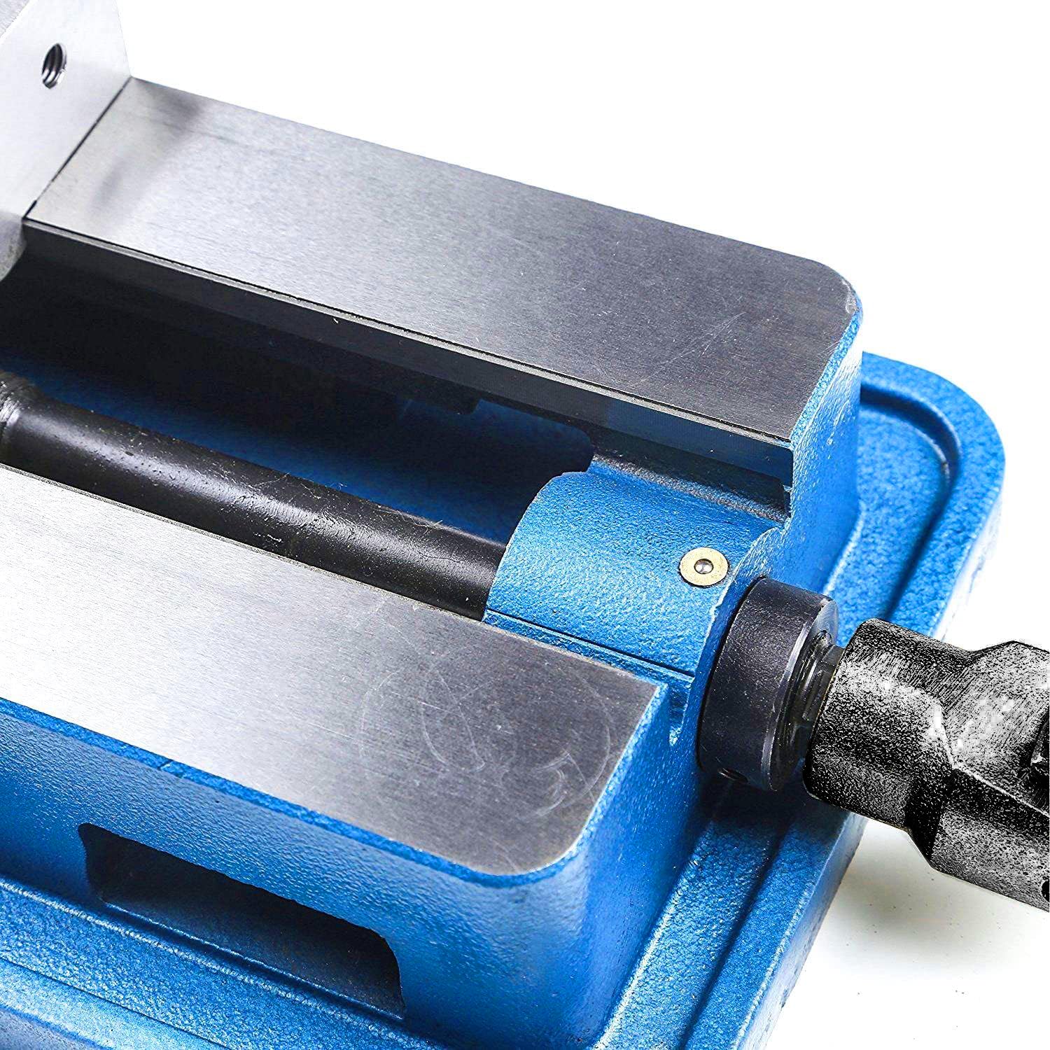 HFS (R) 6" Milling Machine Lockdown Vise Swivel Without Base，Jaw Width Drill Press Vise Milling Drilling Machine Bench Clamp Clamping Vice - Image 3