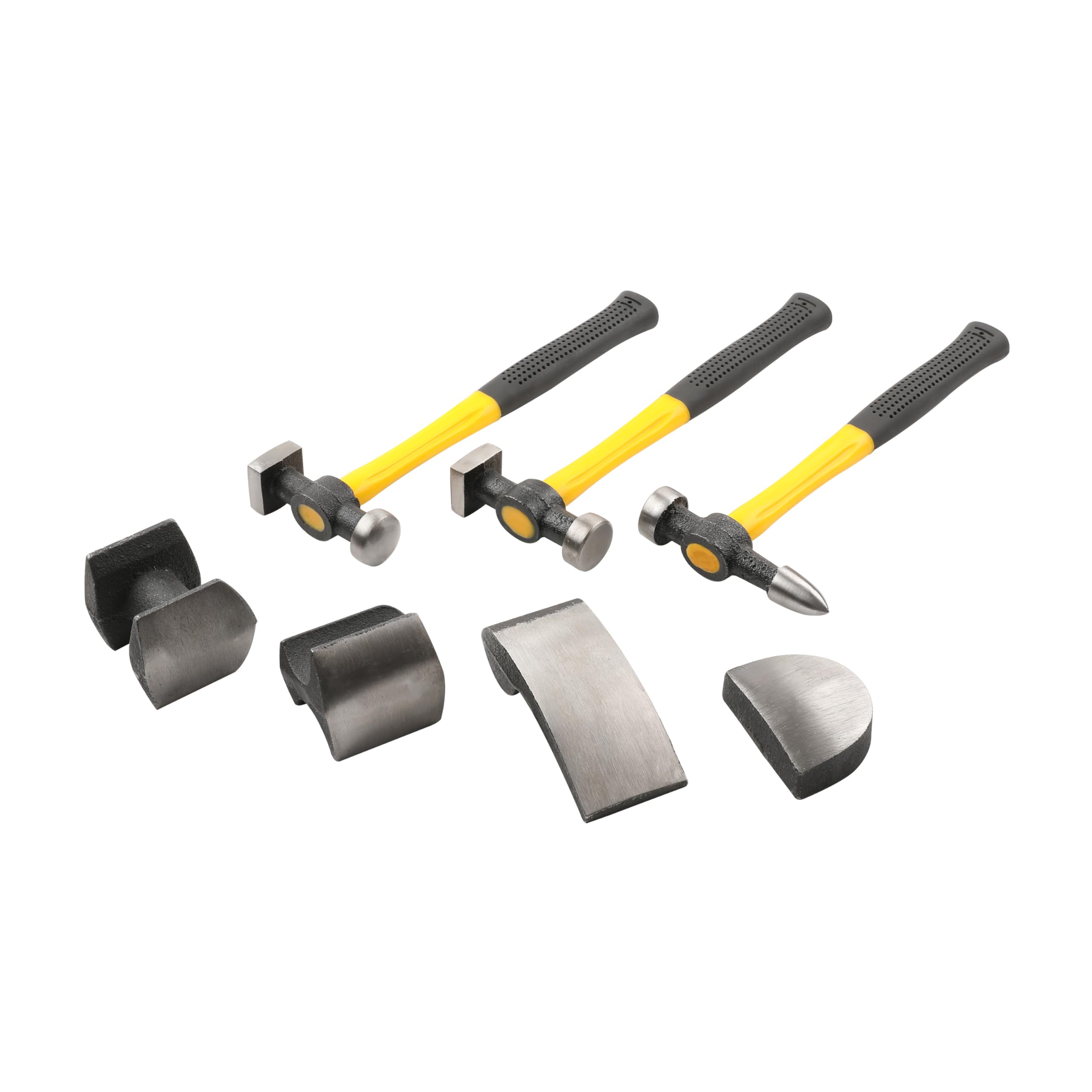 HFS(R) 7 Pcs Set Auto Body Fender Repair Tool Hammer Dolly Set - Image 8