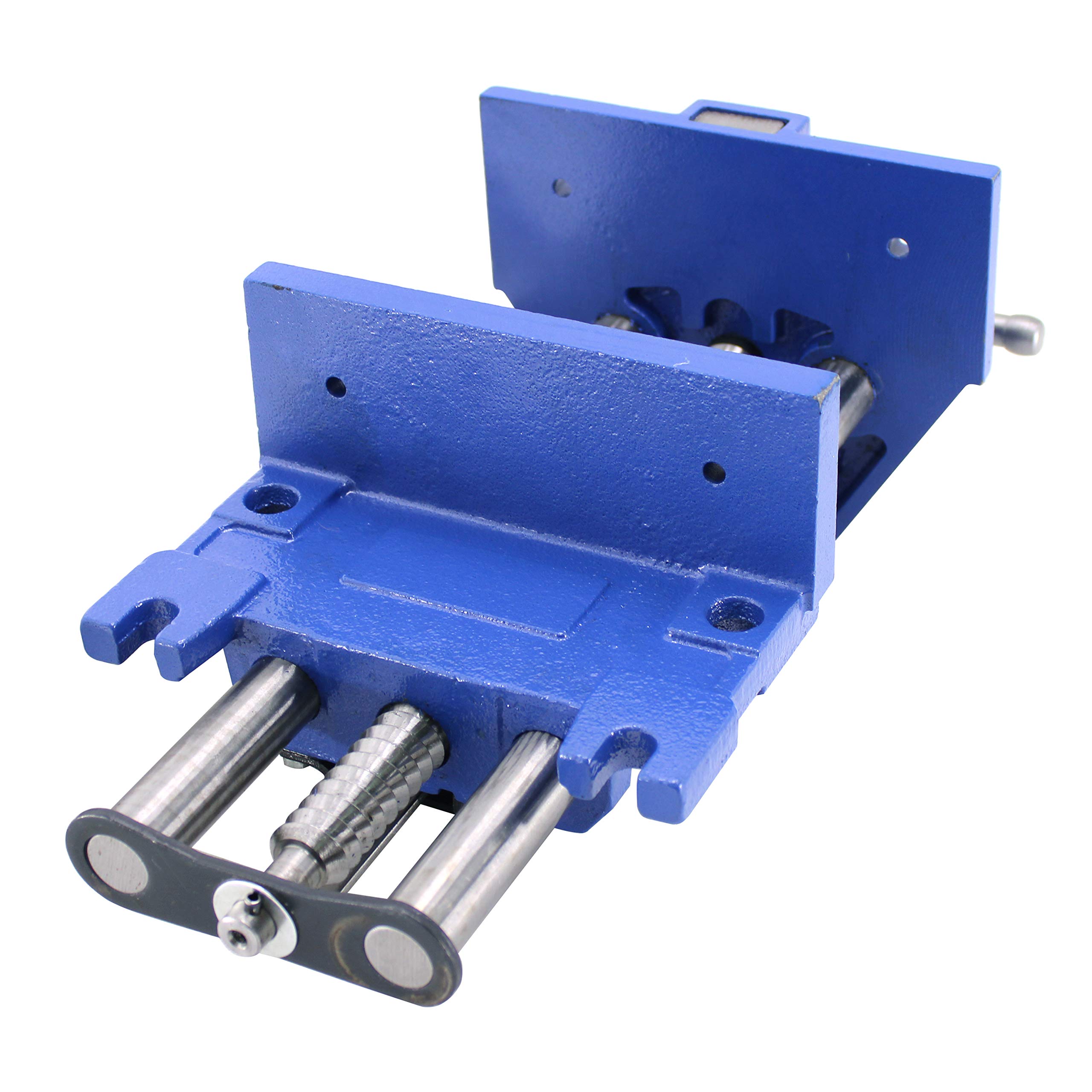 HFS (R) 9 Inch Woodworking Vise with Quick Release Trigger and Fused Tommy Bar - Cast Iron - Durability and Reliability - Image 3