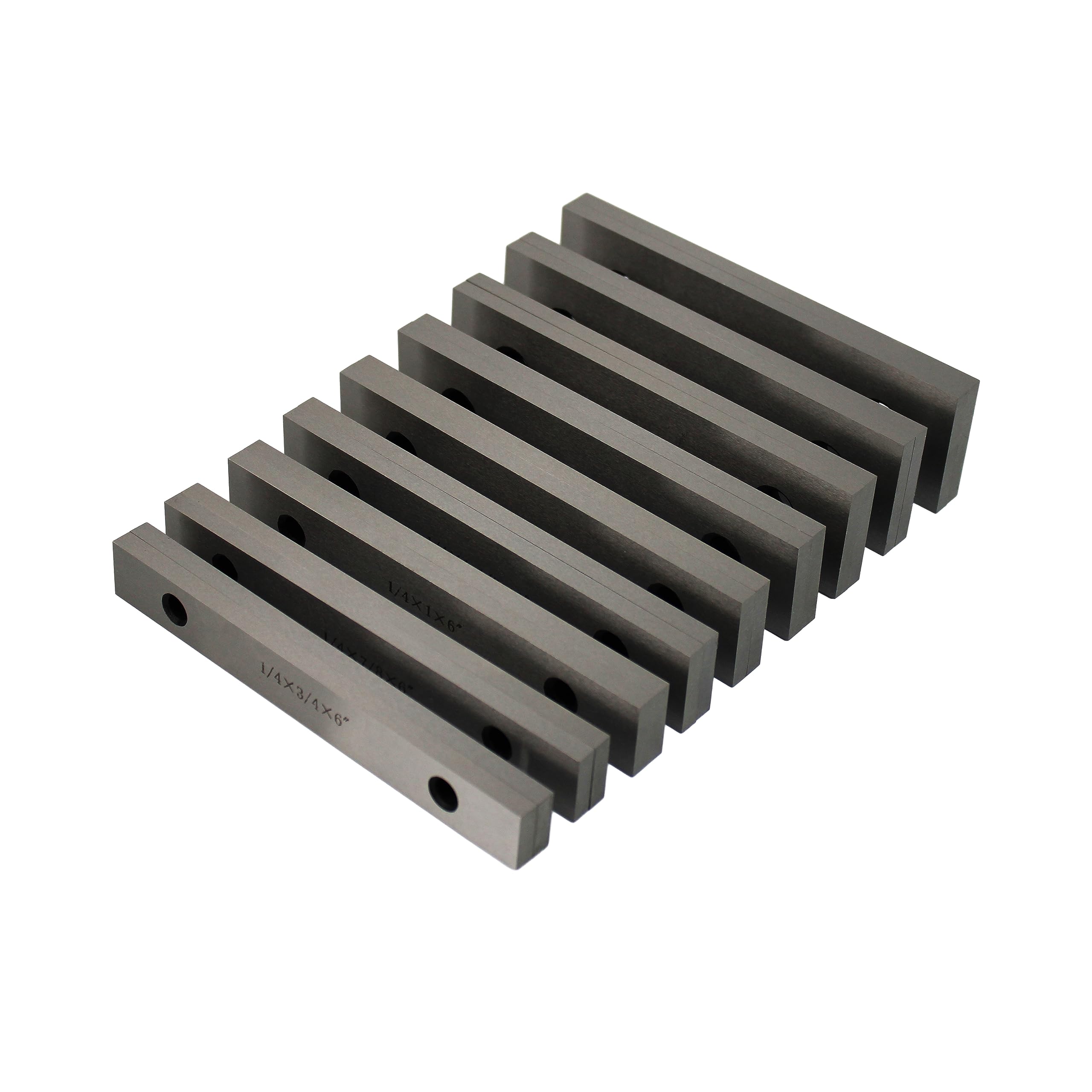 HFS (R) 9-Pair 1/4" Steel Parallel Set .0002" - Precision Hardened Parallels for Accurate Measurements,Machinist Square Accuracy Parallel Block Set - Image 5