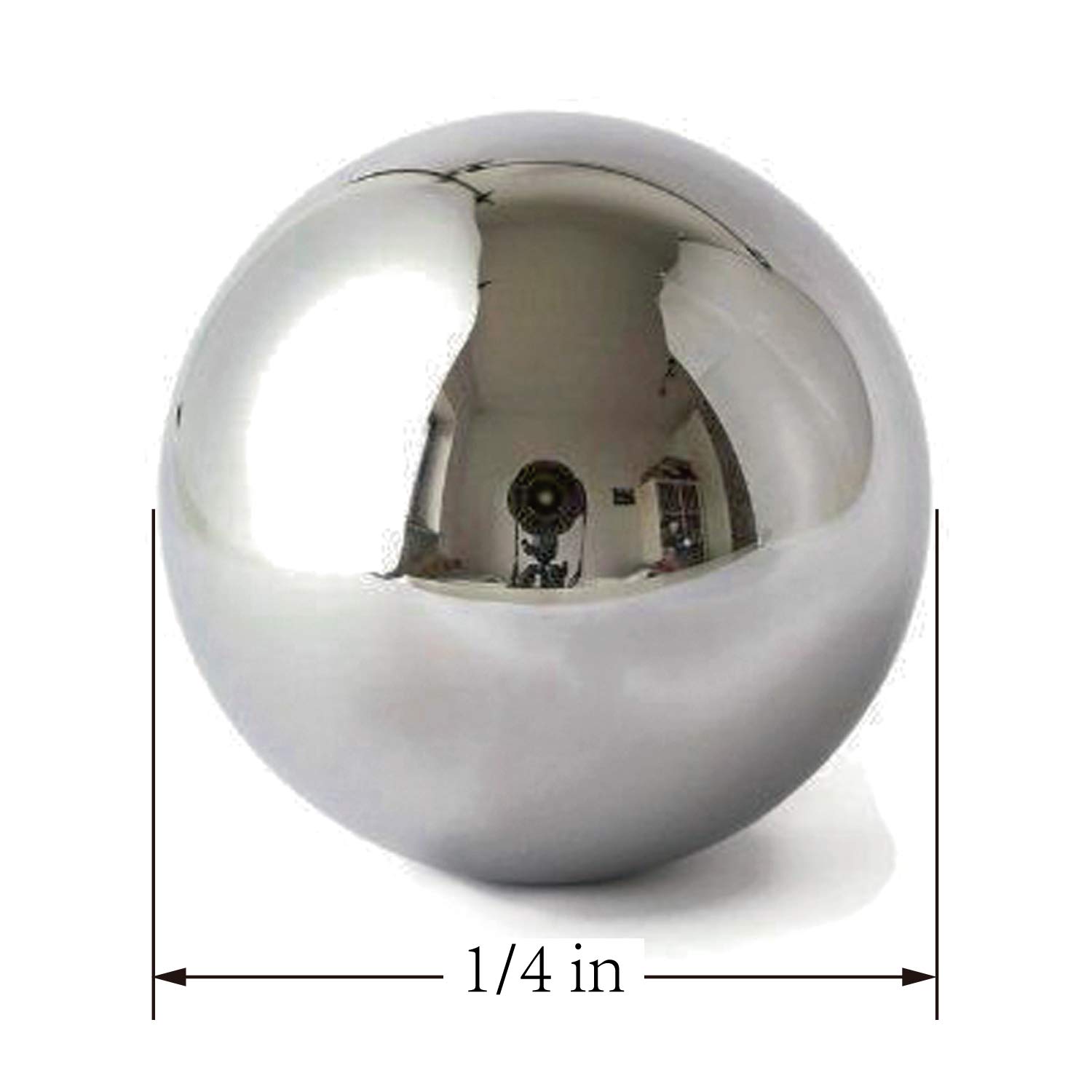 HFS(R) Bearing Balls Stainless Steel 304 100 Pieces 1/4" for Bicycles, Bearings, Auto Parts - Image 3