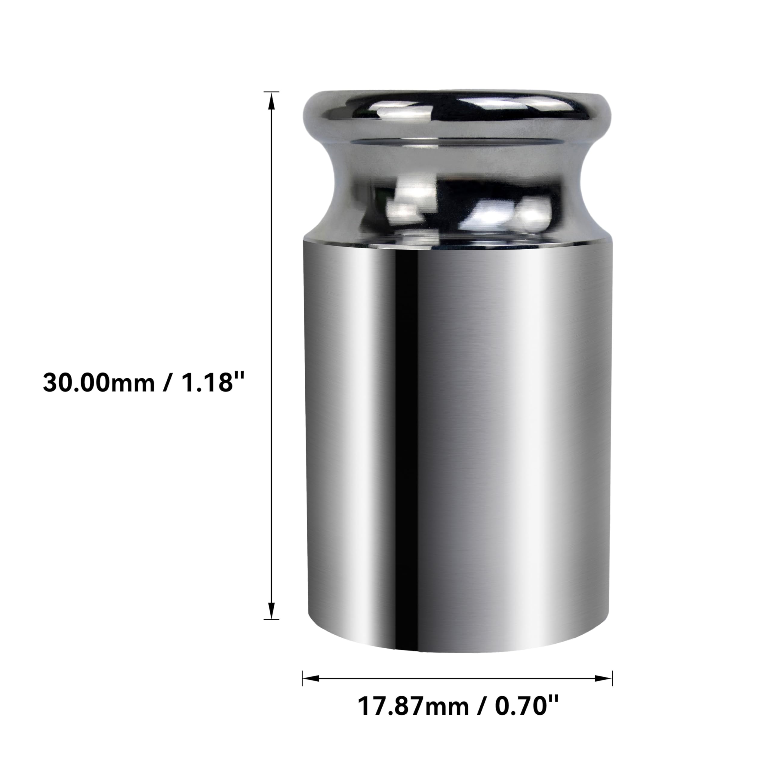 HFS(R) Calibration Weight 50 Gram M2 Class Chrome Scale Balance Calibration Weight for Digital Scale, Pocket Scale - Image 3