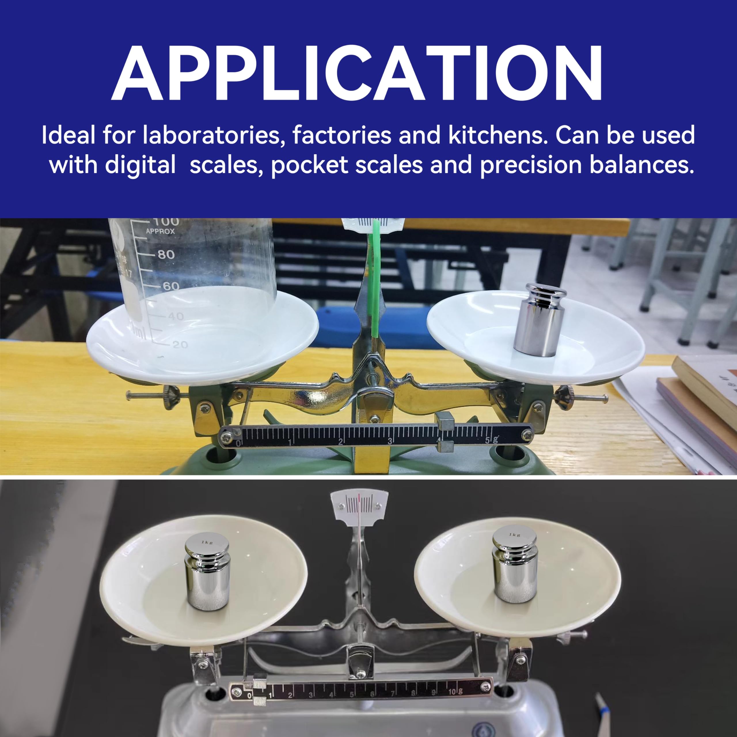 HFS(R) Calibration Weight 50 Gram M2 Class Chrome Scale Balance Calibration Weight for Digital Scale, Pocket Scale - Image 6