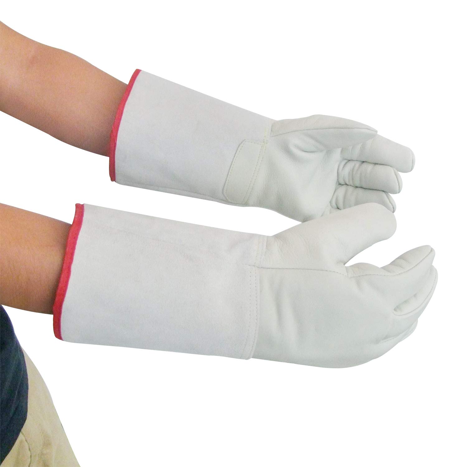 HFS(R Cryogenic Protective Gloves Antifreeze Gloves Low Temperature for Liquid Nitrogen, Dry Ice 13.8"/35cm - Image 7