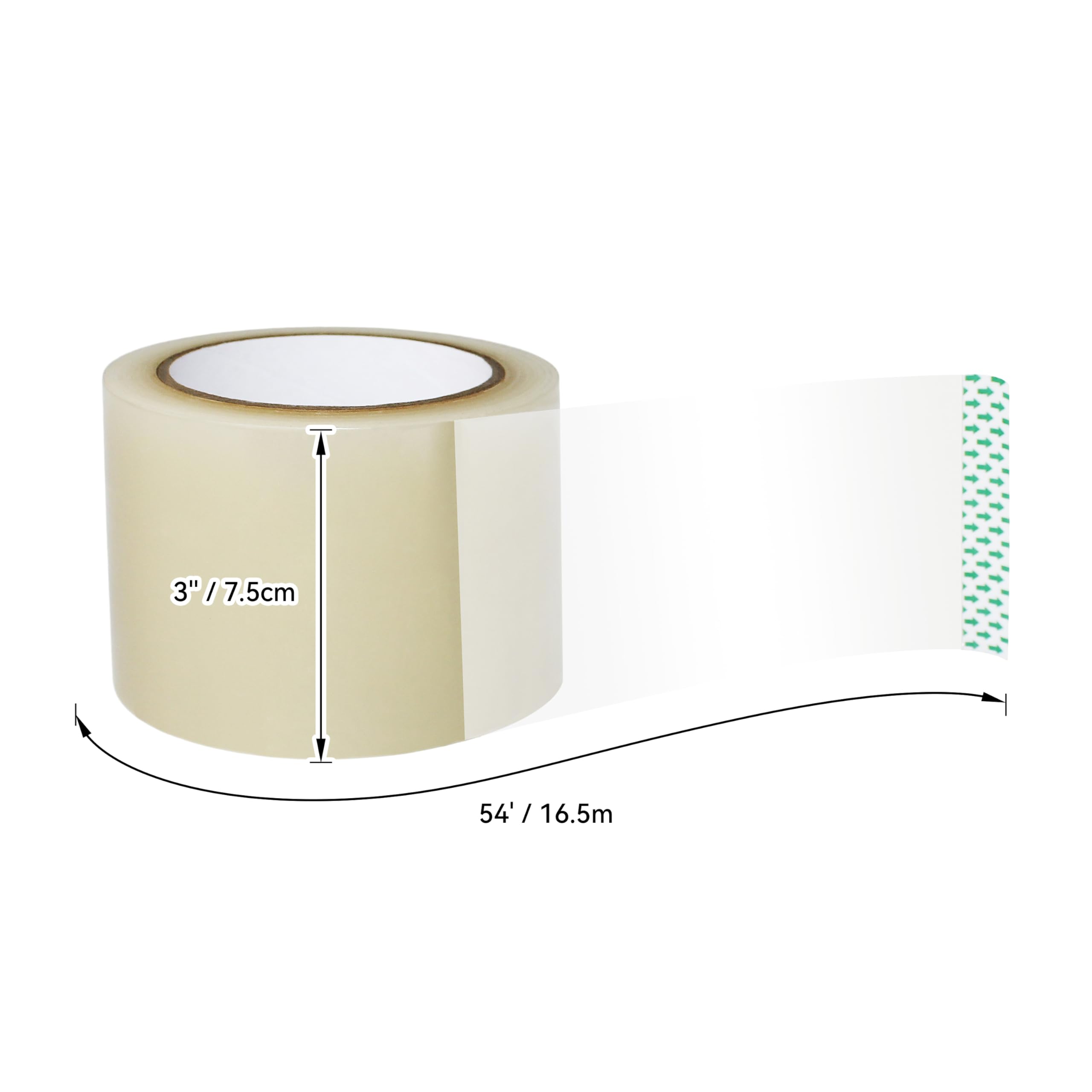 HFS(R Greenhouse Repair Tape Polyethylene Film Tape for Sealing and Seaming 3INX54FT 6 Mil - Image 3