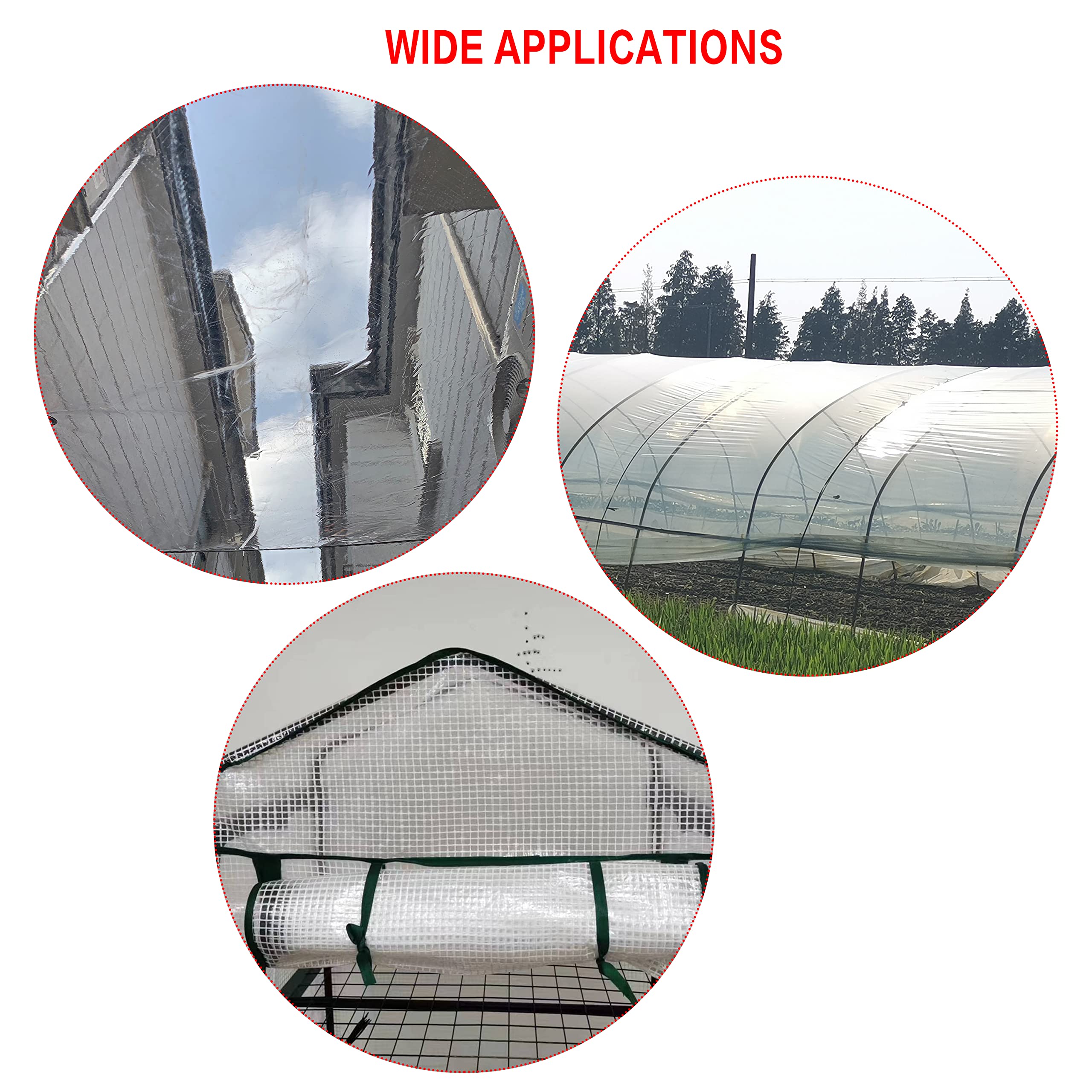 HFS(R Greenhouse Repair Tape Polyethylene Film Tape for Sealing and Seaming 3INX54FT 6 Mil - Image 6