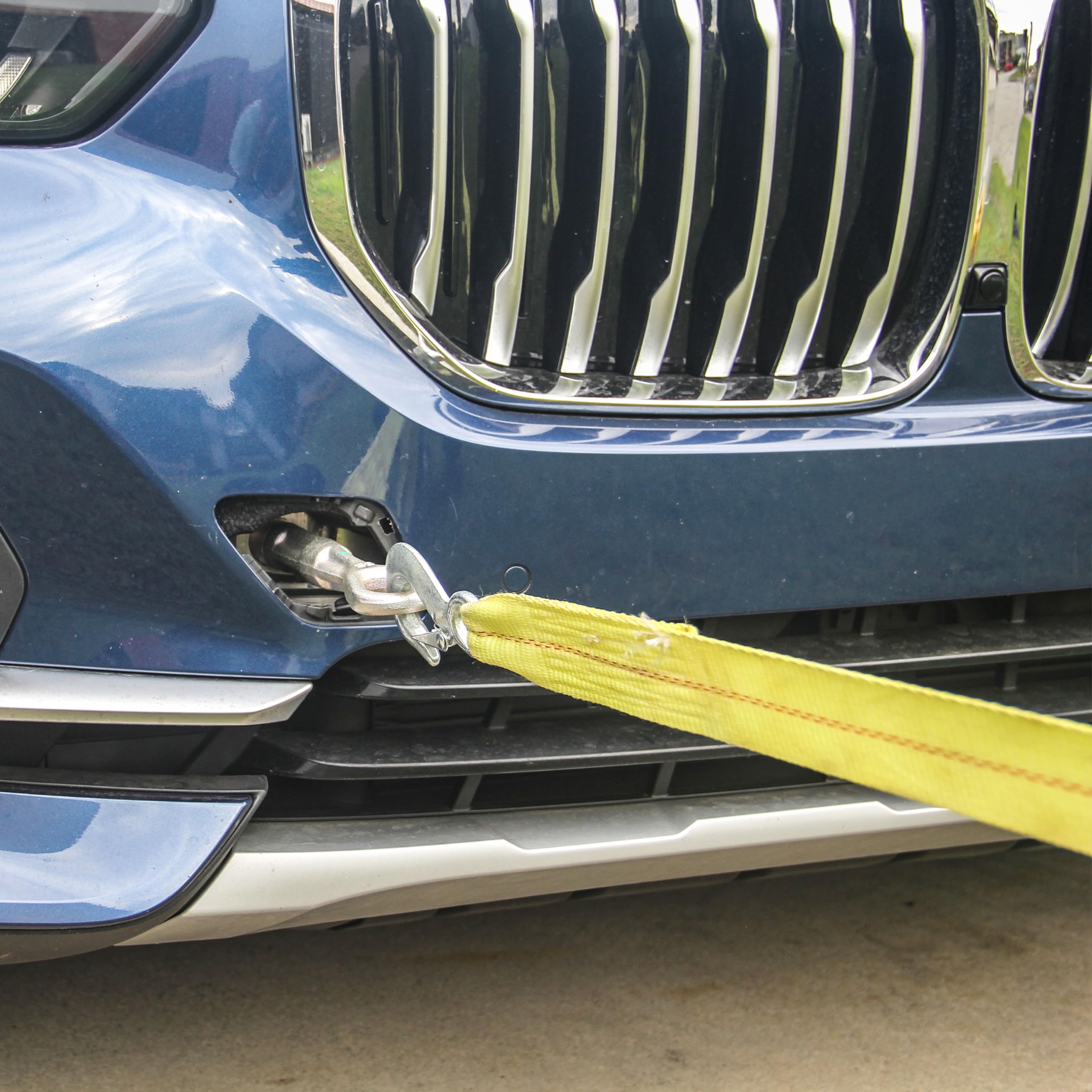 HFS(R) Heavy-Duty Tow Strap with Hooks | 10,000-Pound Capacity | Woven Polyester Webbing |HD Truck Recovery, ATV Towing, and Vehicle Rescue |Tow Rope for Versatile Applications 2 Inch X 30 Ft - Image 3