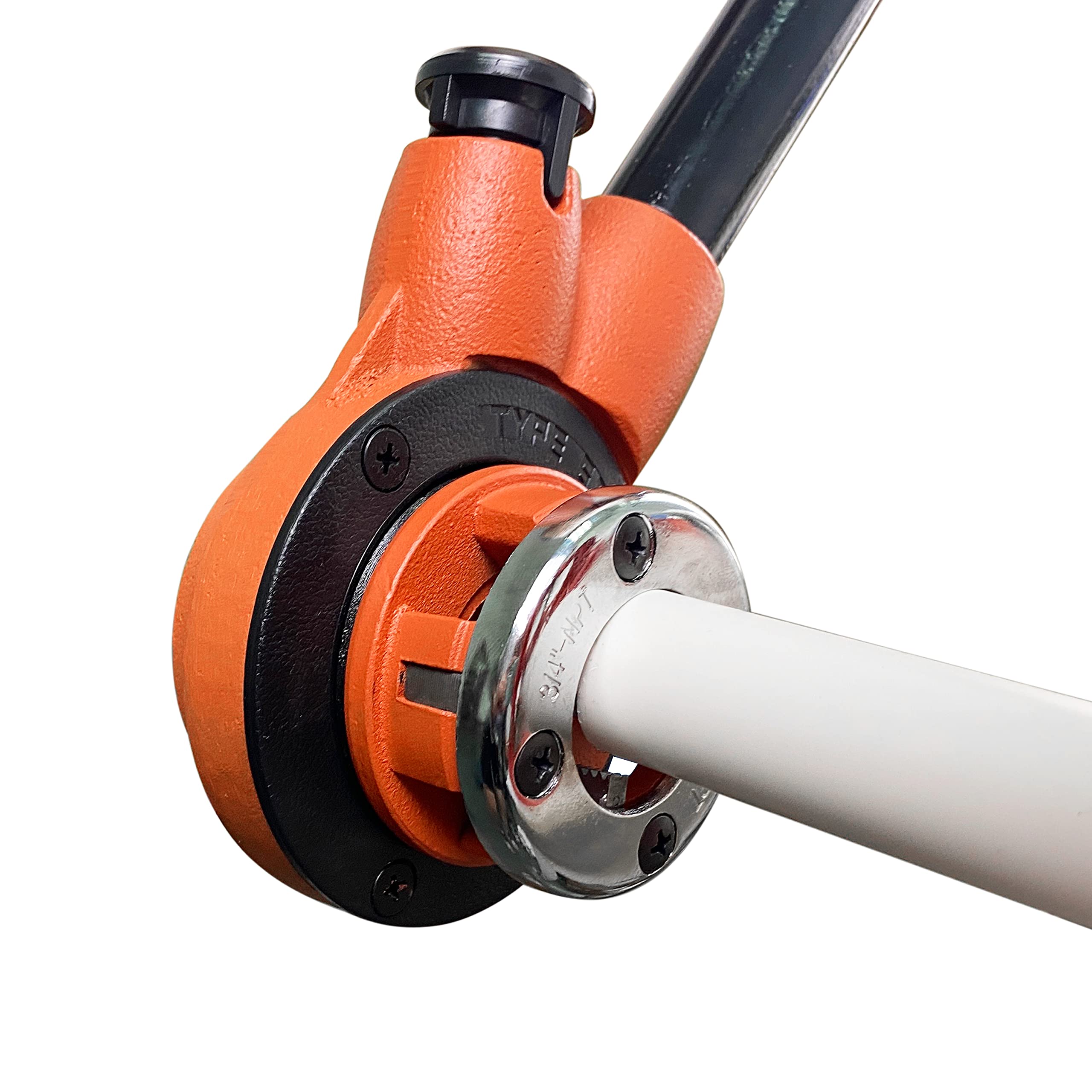 HFS(R Ratchet Pipe Threader Kit Ratcheting Pipe Threading Tool Set (4 dies) 1/2", 3/4", 1" 1-1/4" - Image 5