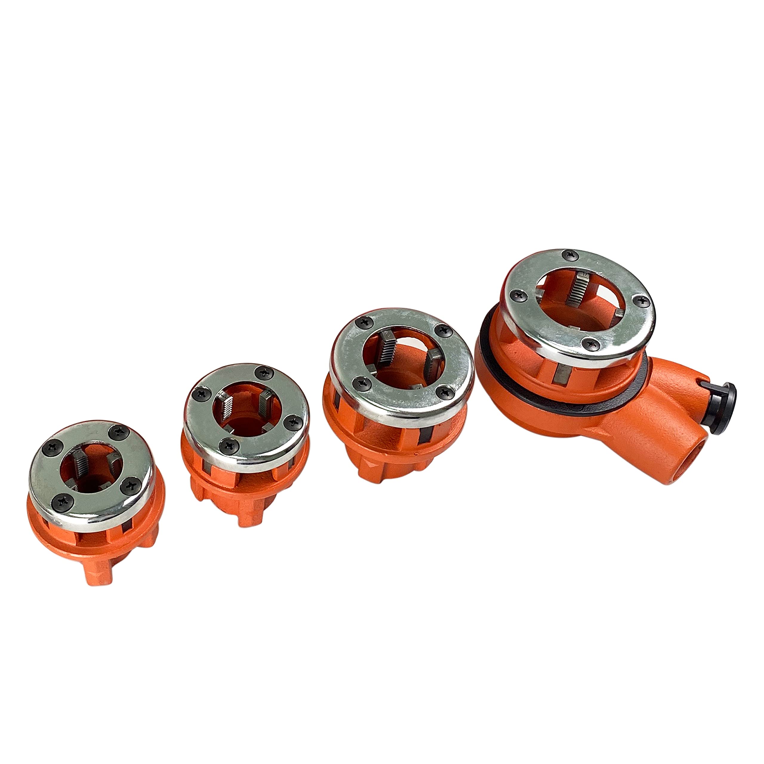 HFS(R Ratchet Pipe Threader Kit Ratcheting Pipe Threading Tool Set (4 dies) 1/2", 3/4", 1" 1-1/4" - Image 7