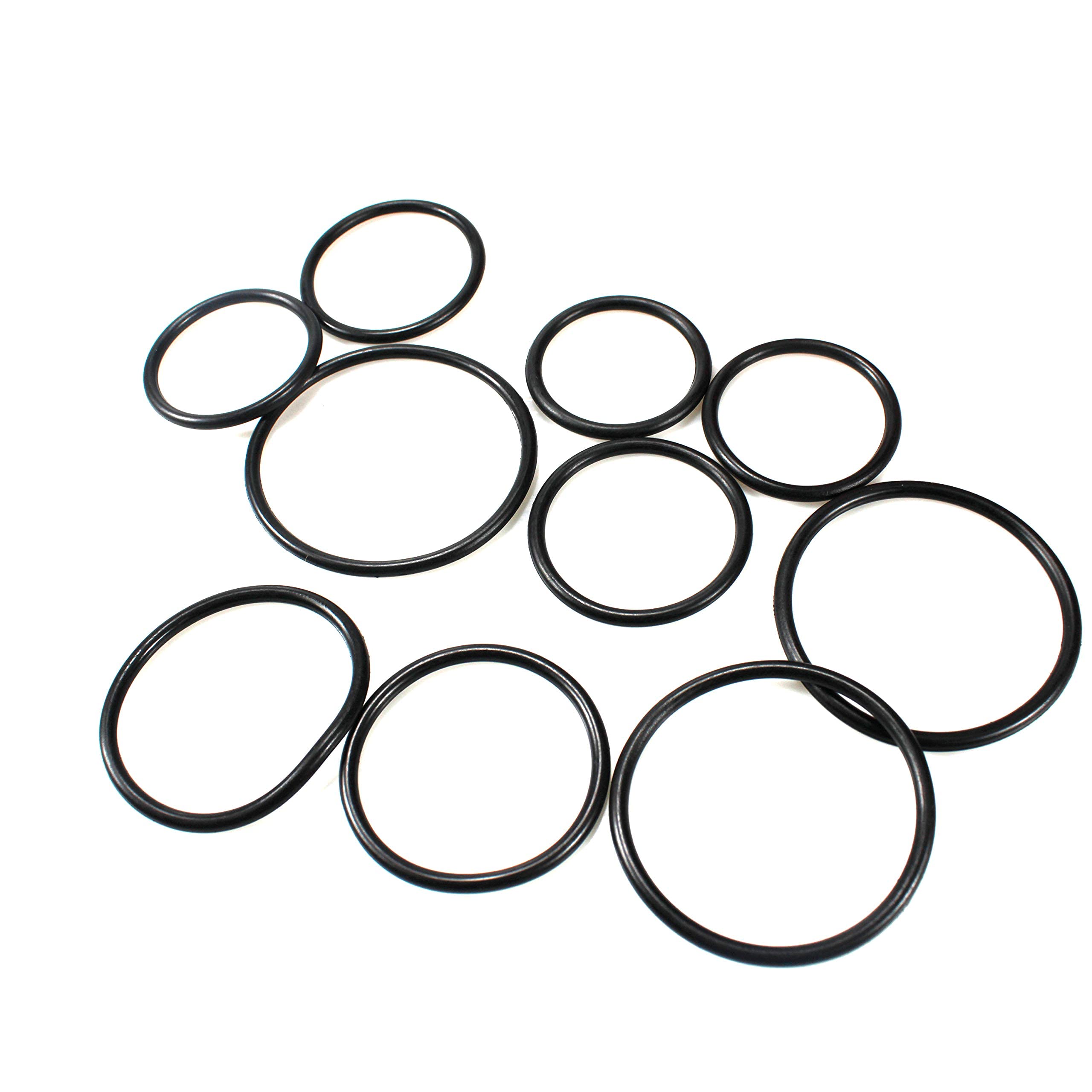 HFS(R) Rubber O-Ring Assortment Kit 407 PCS Automotive Seal Rubber Gasket Universal Replacement O-Rings (SAE) - Image 3