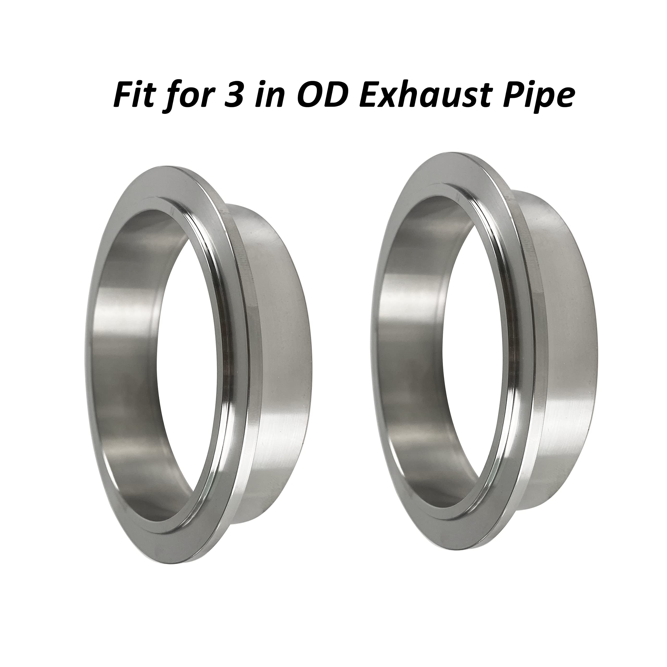 HFS(R) V-Band Clamp Stainless Steel 304 with Flange Male Female Quick Release for Exhaust System (3 IN) - Image 3